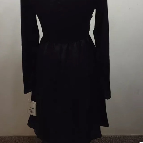 New Altuzzara For Target Women Dress Purple Floral Print LS Sexy Sz 2 V-Neck - Picture 5 of 12